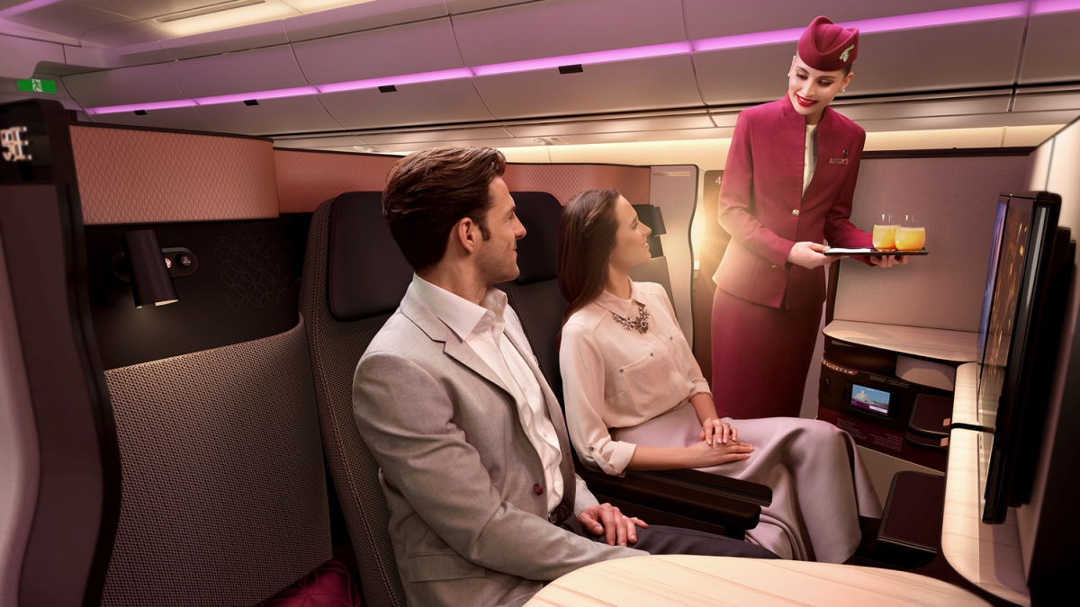 Incearca experienta Business Class Qatar Airways